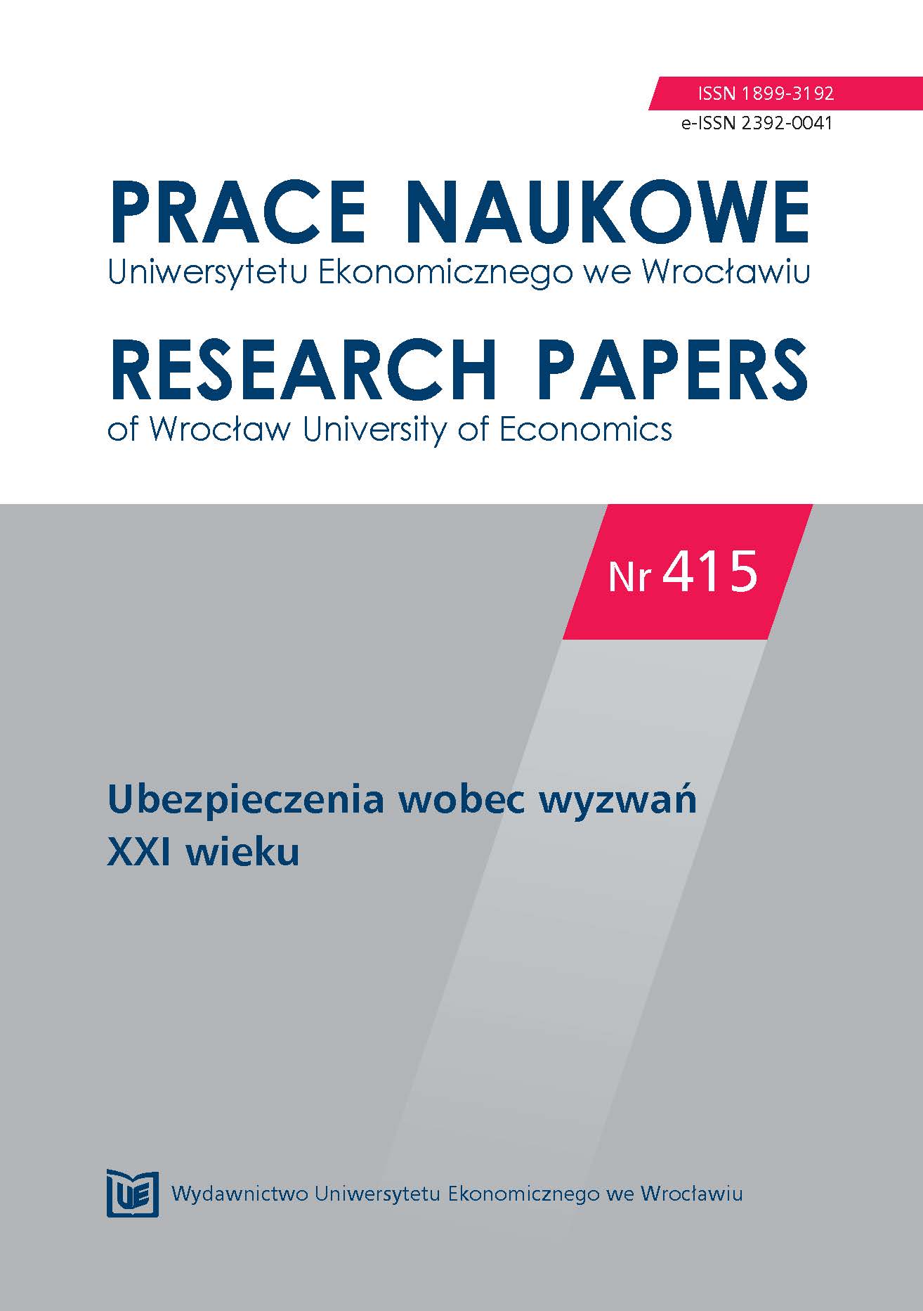 Underwriting and investment policy of insurances companies in creating rates on the market of property insurance Cover Image