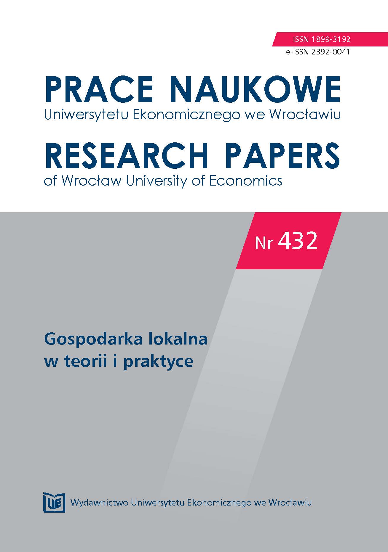 Economic development’s concepts in the context of urban and postindustrial land revitalization – case studies Cover Image