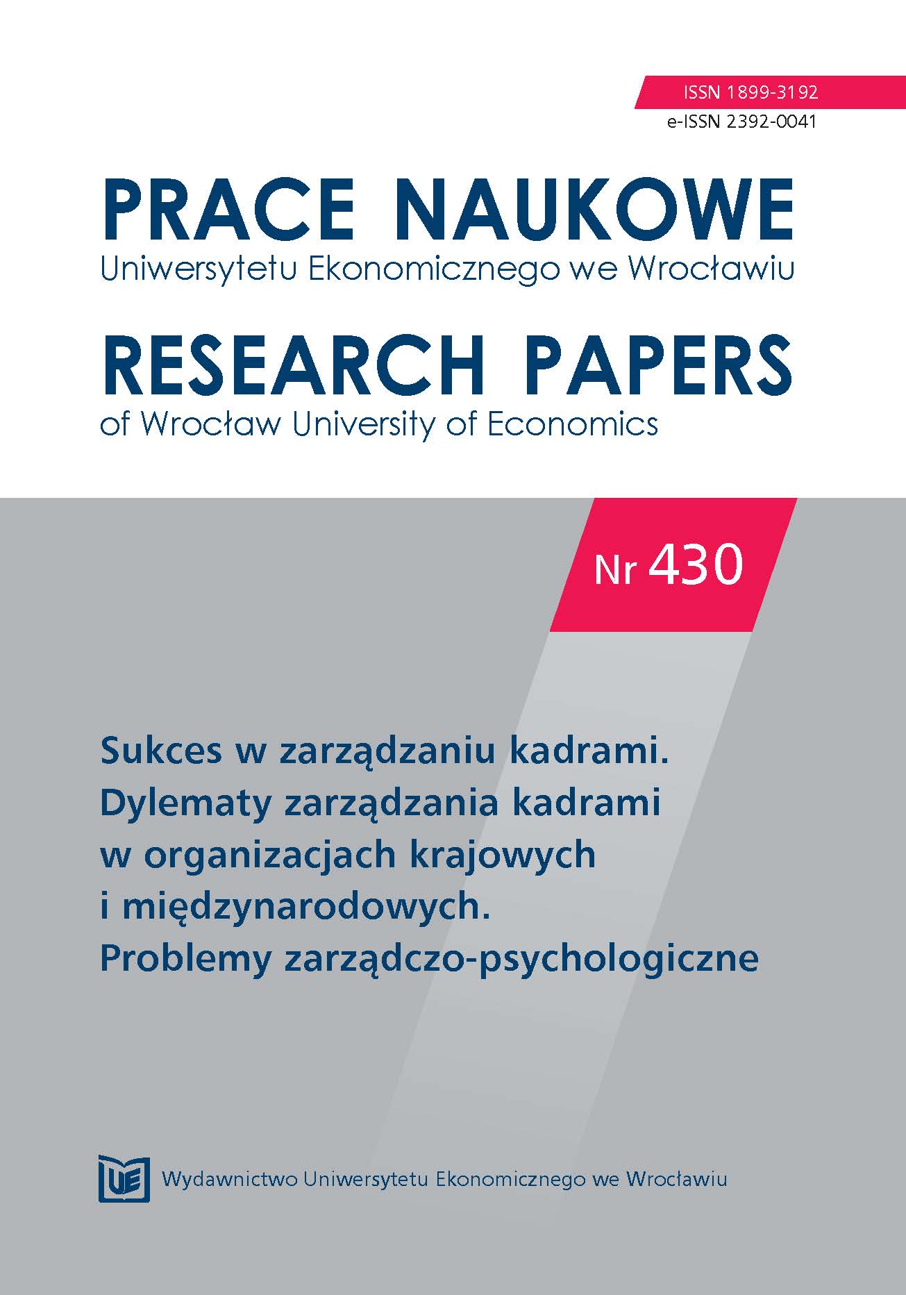 Psychological and economic factors in workrelated stress measurement Cover Image