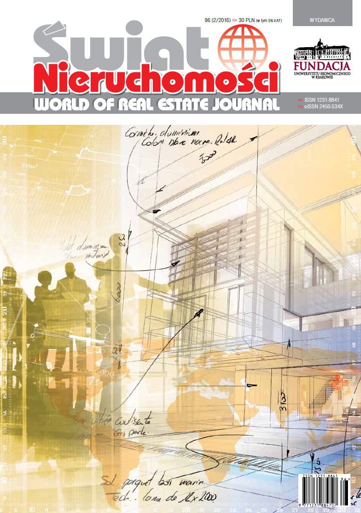 Inefficient Practices in Municipal Property Management in Poland: The Case of Krakow Metropolitan Area Cover Image