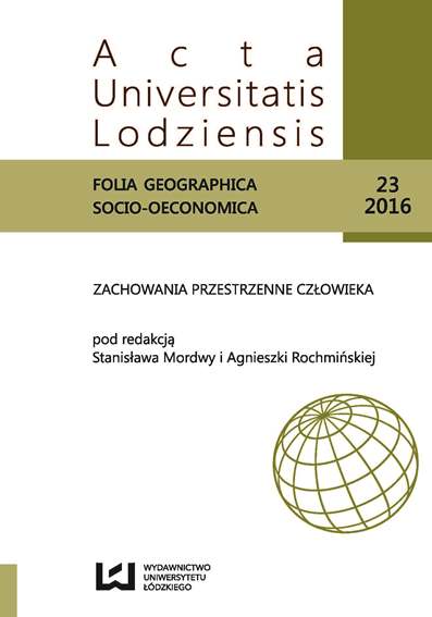 Przestrzenny charakter zachowań matrymonialnych Cover Image