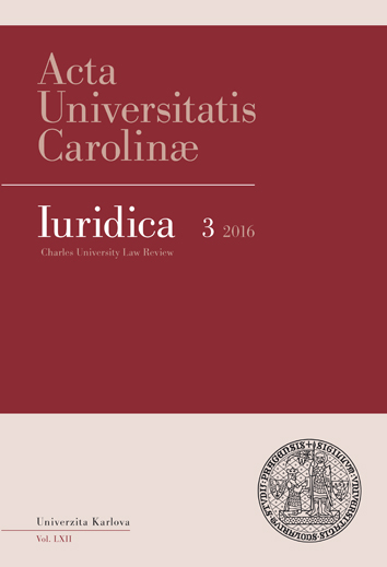 Preparation of Tourism Act Development Support and its Importance in Context of the Tourism Policy in the Czech Republic Cover Image