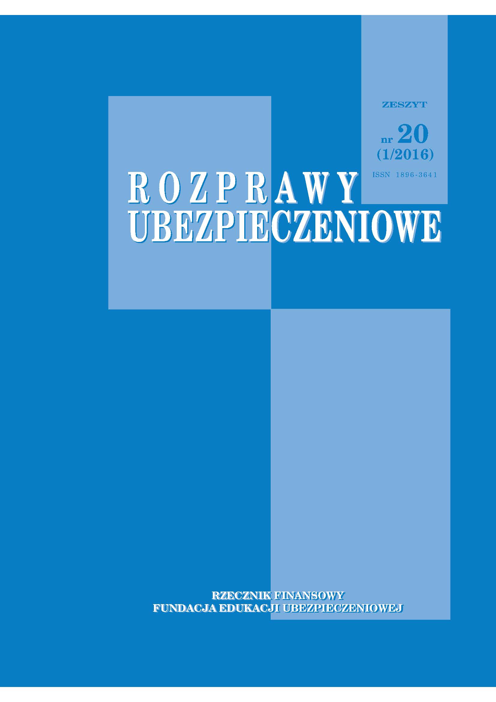 Life Insurances with the Insurance Capital Fund, experience of selected European countries Cover Image