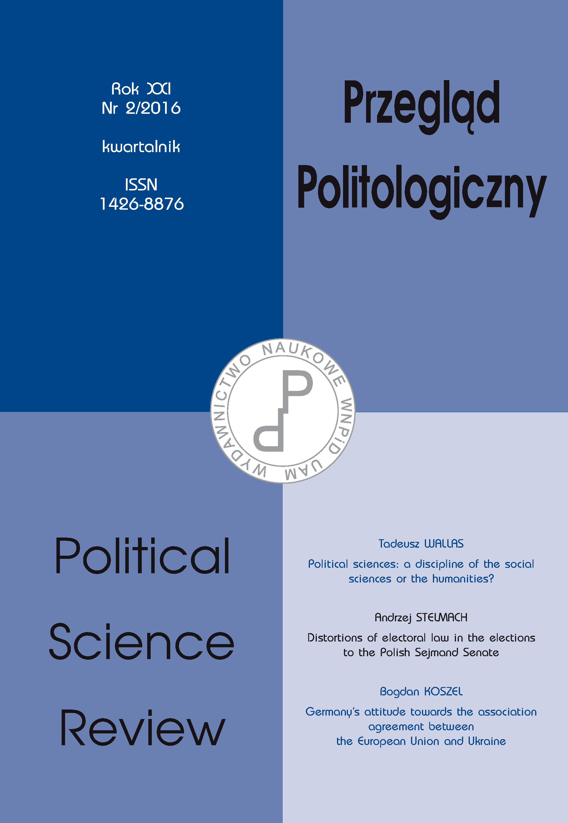 Present and potential factors destabilizing Central Asia as a challenge to the European Union Cover Image