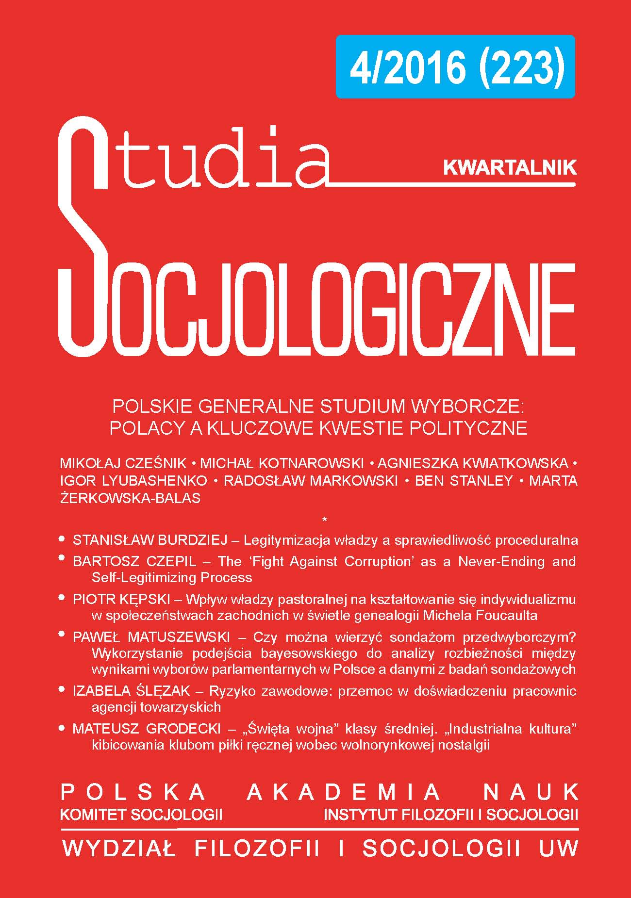 Determinants of Electoral Preferences: Poland in 1997–2015 Cover Image