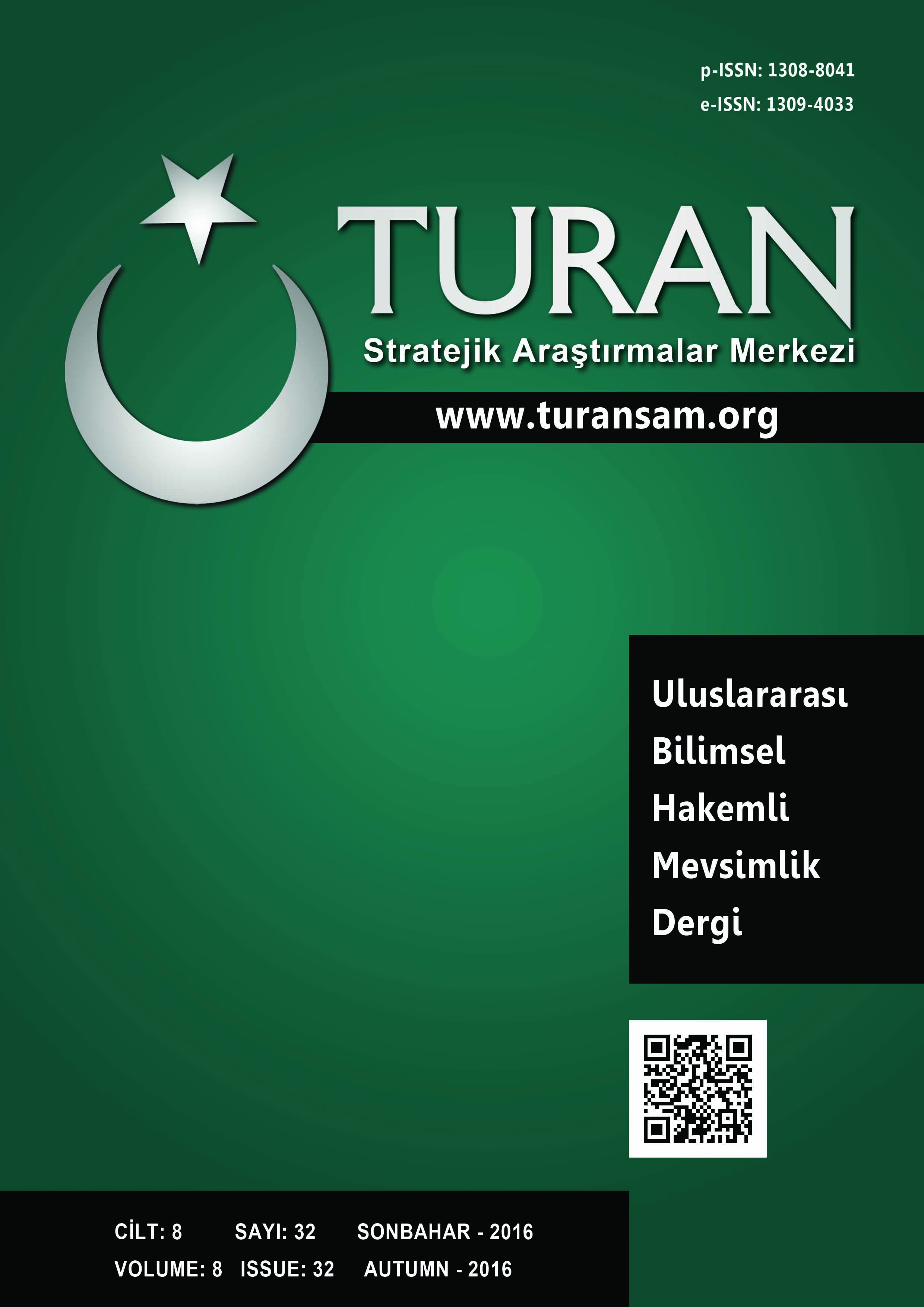 ATTITUDES OF WOMEN AGAINST DOMESTİC VIOLENCE: THE SAMPLE OF BİNGÖL PROVINCE Cover Image