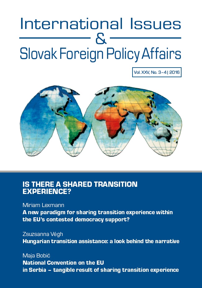 Hungarian transition assistance: a look behind the narrative Cover Image