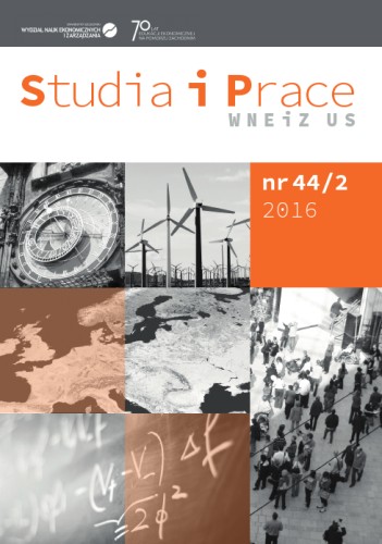 LABOR PRODUCTIVITY AND SOCIO-ECONOMIC DEVELOPMENT IN POLISH REGIONS
(IN 1995–2013) Cover Image