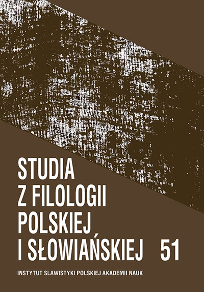 Usage and lexicographical practice (example of the verb dedykować ‘to dedicate’ in modern Polish) Cover Image