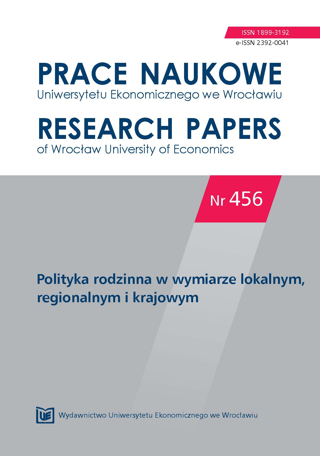 Deficiency or excess of childcare places? Analysis of differences in access to nurseries in Polish municipalities Cover Image