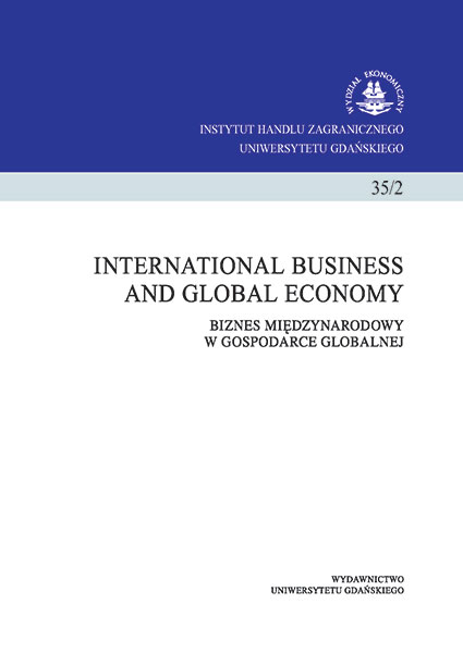 Decision-making subsidiary autonomy in Polish multinational enterprises: Results of an empirical study Cover Image