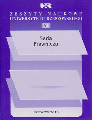 Review of MAGDALENA FRAŃCZUK, KOMPENDIUM TECHNIKI LEGISLACYJNEJ, WYDAWNICTWO UNIWERSYTETU EKONOMICZNEGO W KRAKOWIE, KRAKÓW 2014, SS. 108 Cover Image