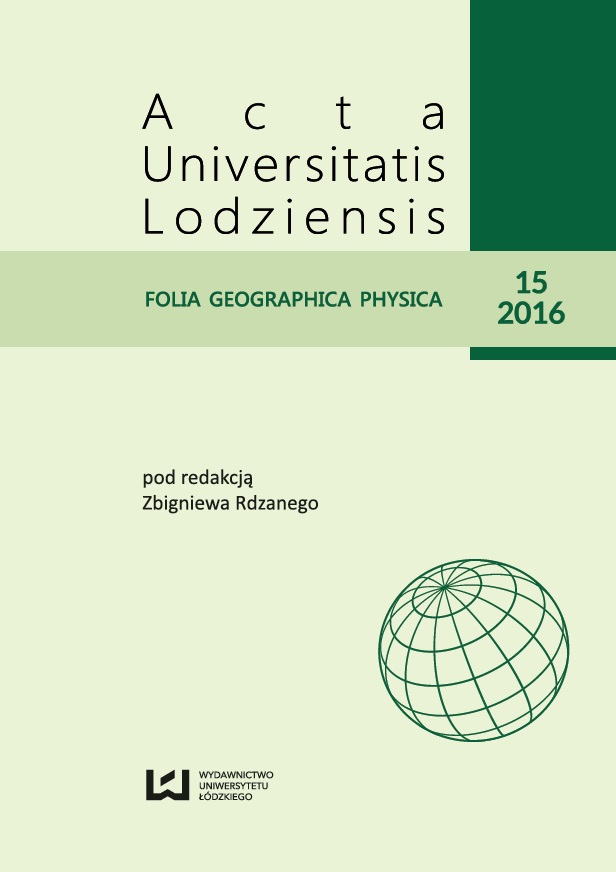 Analysis of the relationships between the spatial arrangement of palaeovalleys and contemporary valleys of Central Poland in the light of GIS methods Cover Image