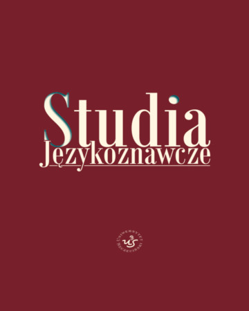 Latin and Greek non-standard borrowings in the Polish language of the 19th century, and their functioning in the Polish language of the second half of the 20th century Cover Image