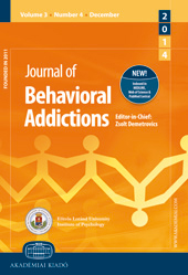 Gambling with Rose-Tinted Glasses on: Use of Emotion-Regulation Strategies Correlates with Dysfunctional Cognitions in Gambling Disorder Patients Cover Image