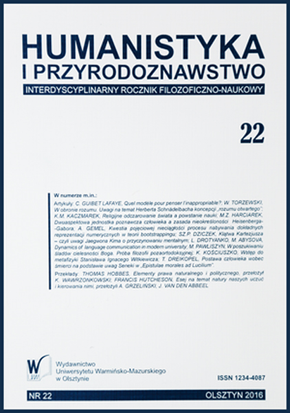 The Issue of Conceptual  Discontinuity of the Accurate Number Representation Acquiring Process in the Bootstrapping Theory Cover Image