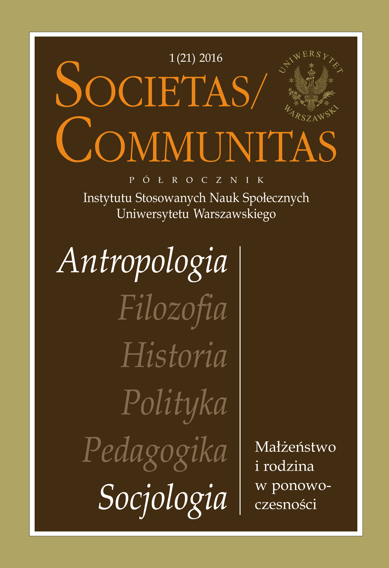 Family Sociology Section at the PTS (Polish Sociological Association) Cover Image