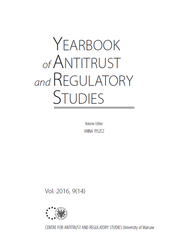 Antitrust Liability in the Context of Online Platforms. Case Comment to the Preliminary Ruling of the Court of Justice of 21 January 2016 ‘Eturas’ UAB v Lietuvos Respublikos konkurencijos taryba (Case C-74/14) Cover Image