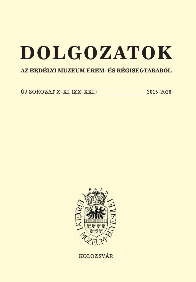 Béla Cserni and the beginnings of urban archaeology in Transylvania Cover Image