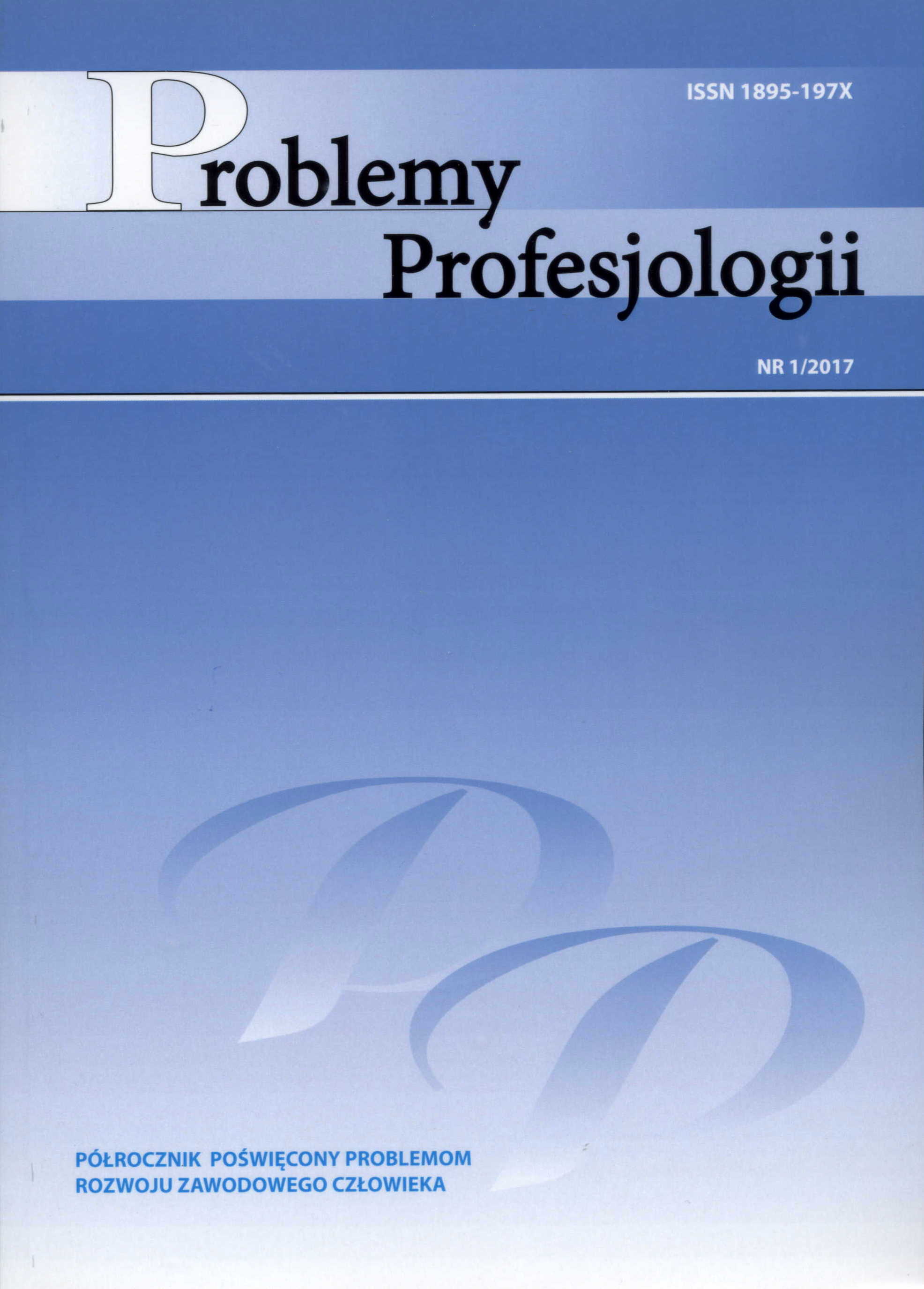 Professional situations of the employer and their characteristics (selected predictors) Cover Image