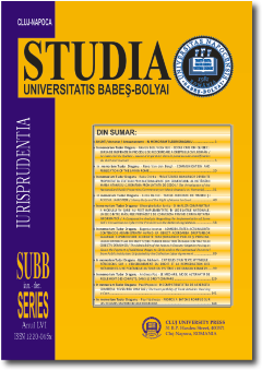 A VIEW ON THE "METHODOLOGY" CONCEPT IN THE ACTIVITY OF JUDICIAL EXPERTISE IN THE REPUBLIC OF MOLDOVA Cover Image