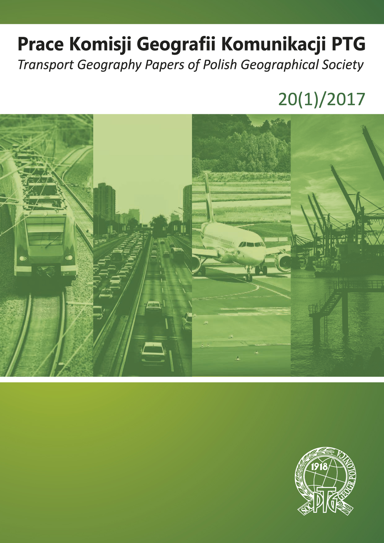 Functioning of regional railway transport in Zachodniopomorskie voivodeship in 2005-2015 Cover Image