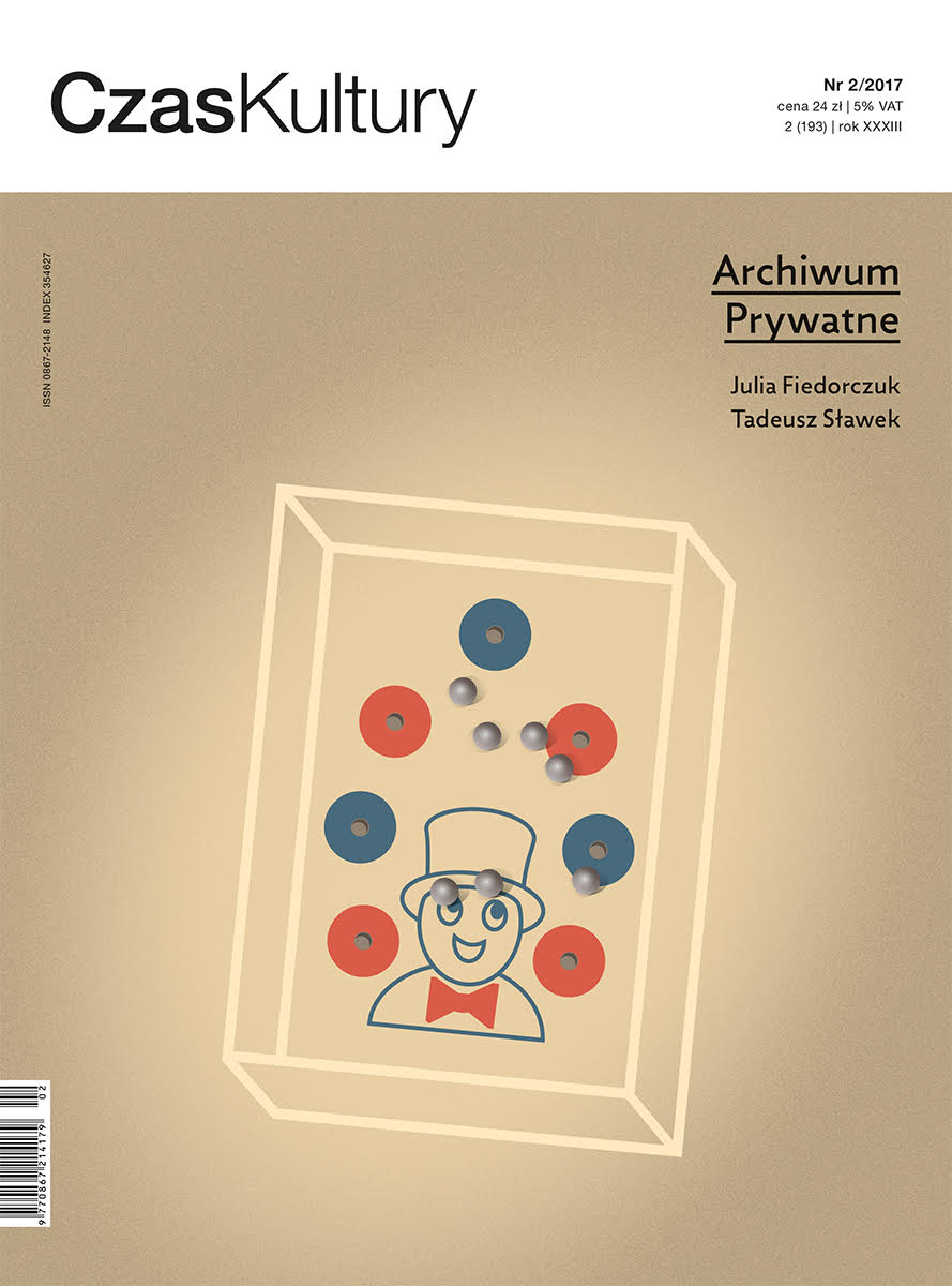 Auto-creative archival practice. A case of a private academic archive of Bronisława Kopczyńska-Jaworska Cover Image