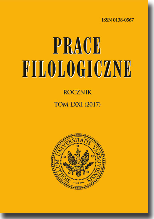 Contemporary Non-Standard Pronunciation of Polish Sounds [ś], [ź], [ć], [ʒ́]. Phonetic Characteristics and Phonological Interpretation Cover Image