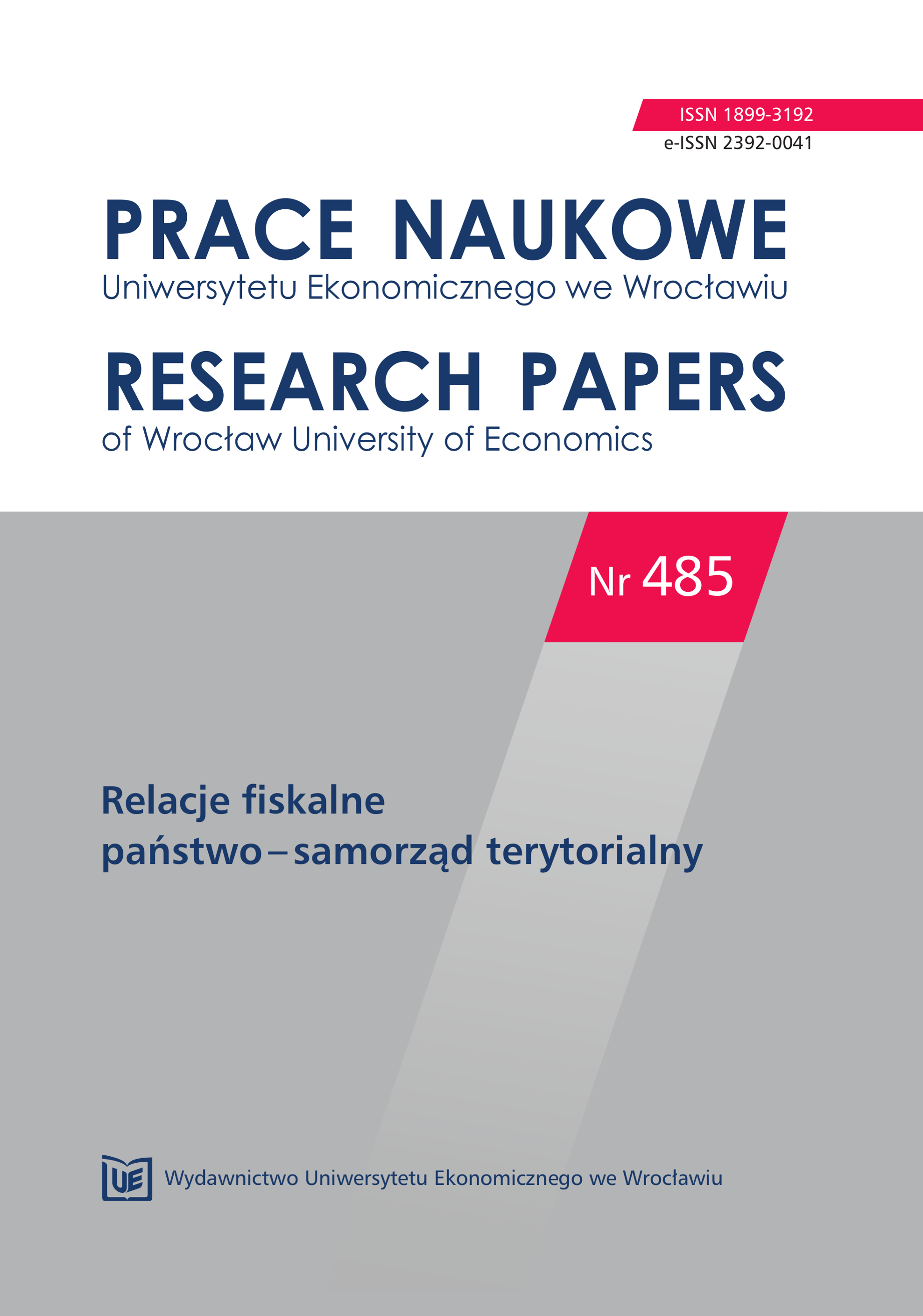 The impact of equalizing part of general subsidy on dispersion of municipalities’ revenues in Poland Cover Image