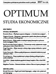 DERIVATIVES AS HEDGING INSTRUMENTS AGAINST FOREIGN EXCHANGE RISK IN POLISH ENTERPRISES Cover Image