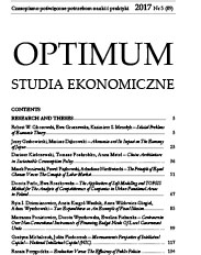 Disparity of Polish voivodeships according to level of innovation In enterprises in years 2010-2014: application of taxonomic methods Cover Image