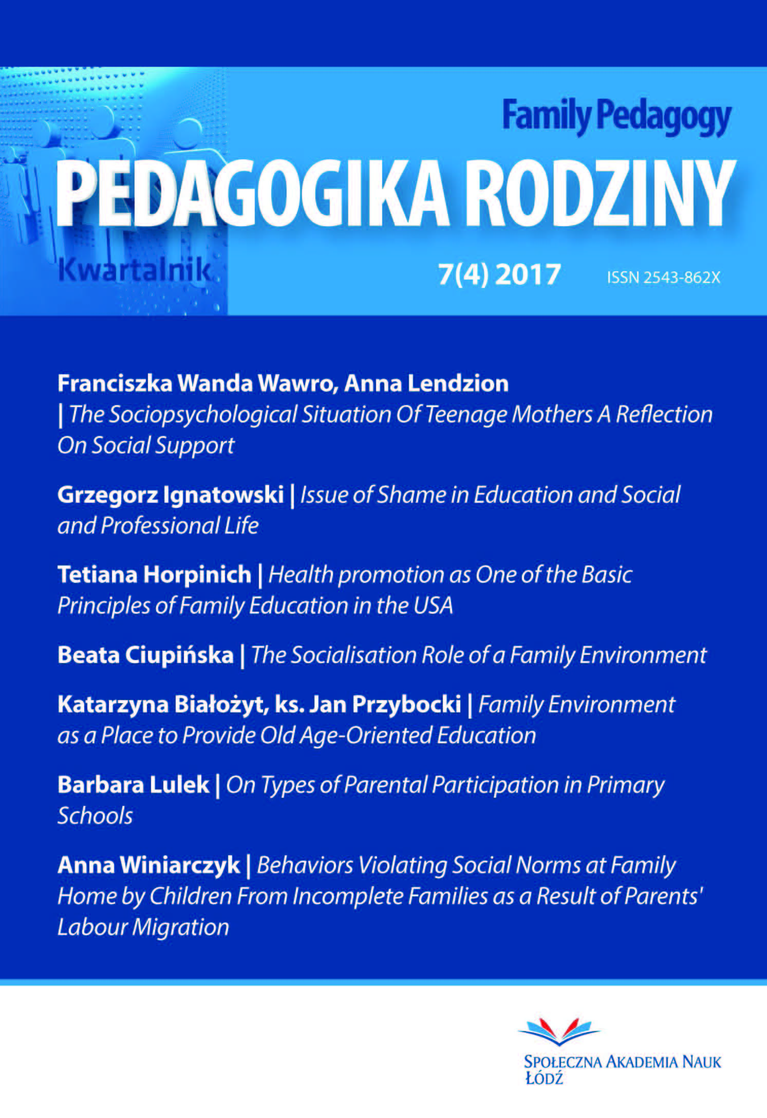 Contemporary Polish Families towards the New Educational Ideologies Cover Image