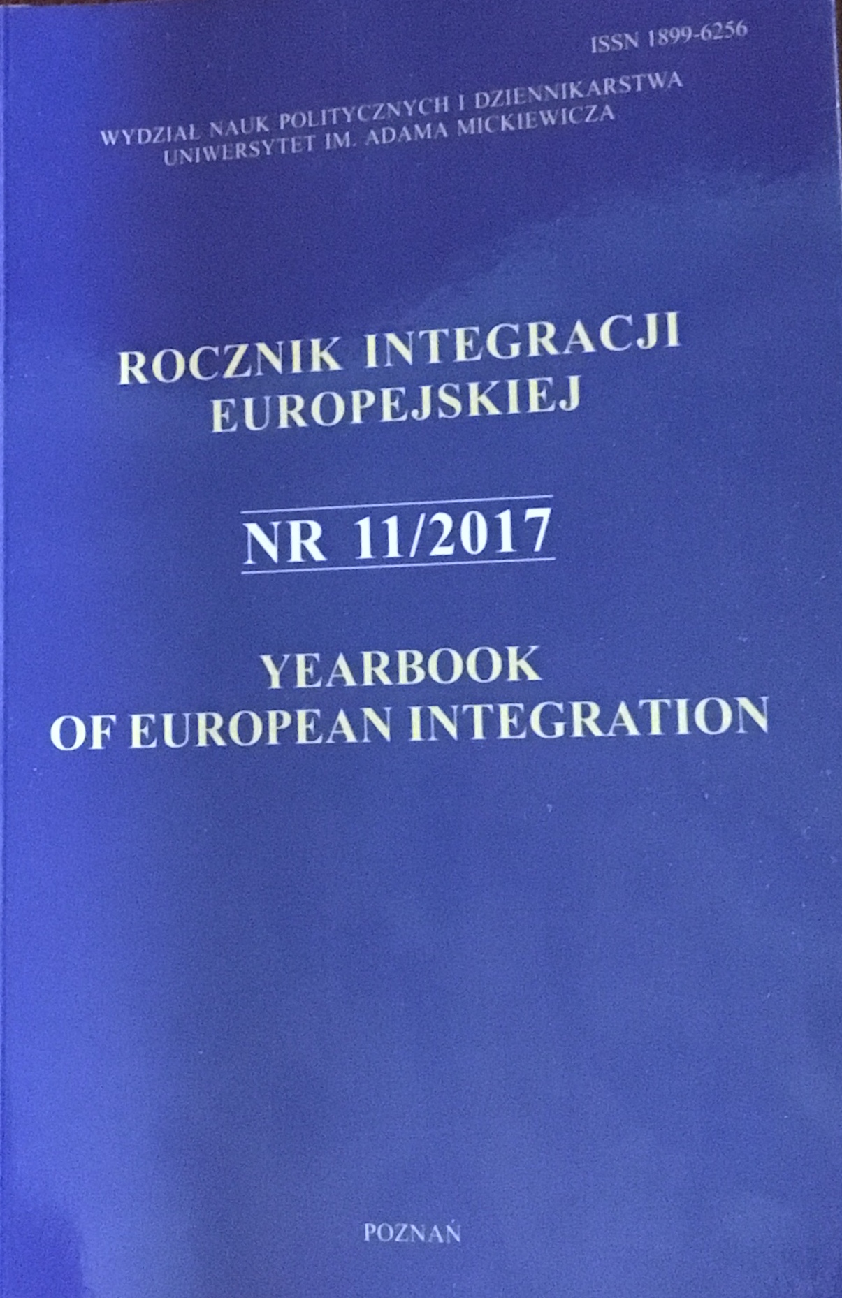 “Intergovernmental Democracy” – towards a Reconstruction of Polish Concept of EU Institutional Reform Cover Image