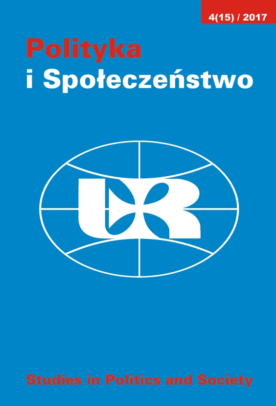 MEDIA NARRATIVE EXPRESSED ON THE COVERS OF SELECTED POLISH OPINION-FORMING WEEKLY PUBLICATIONS DURING THE PARLIAMENTARY ELECTION CAMPAIGN OF 2015 Cover Image