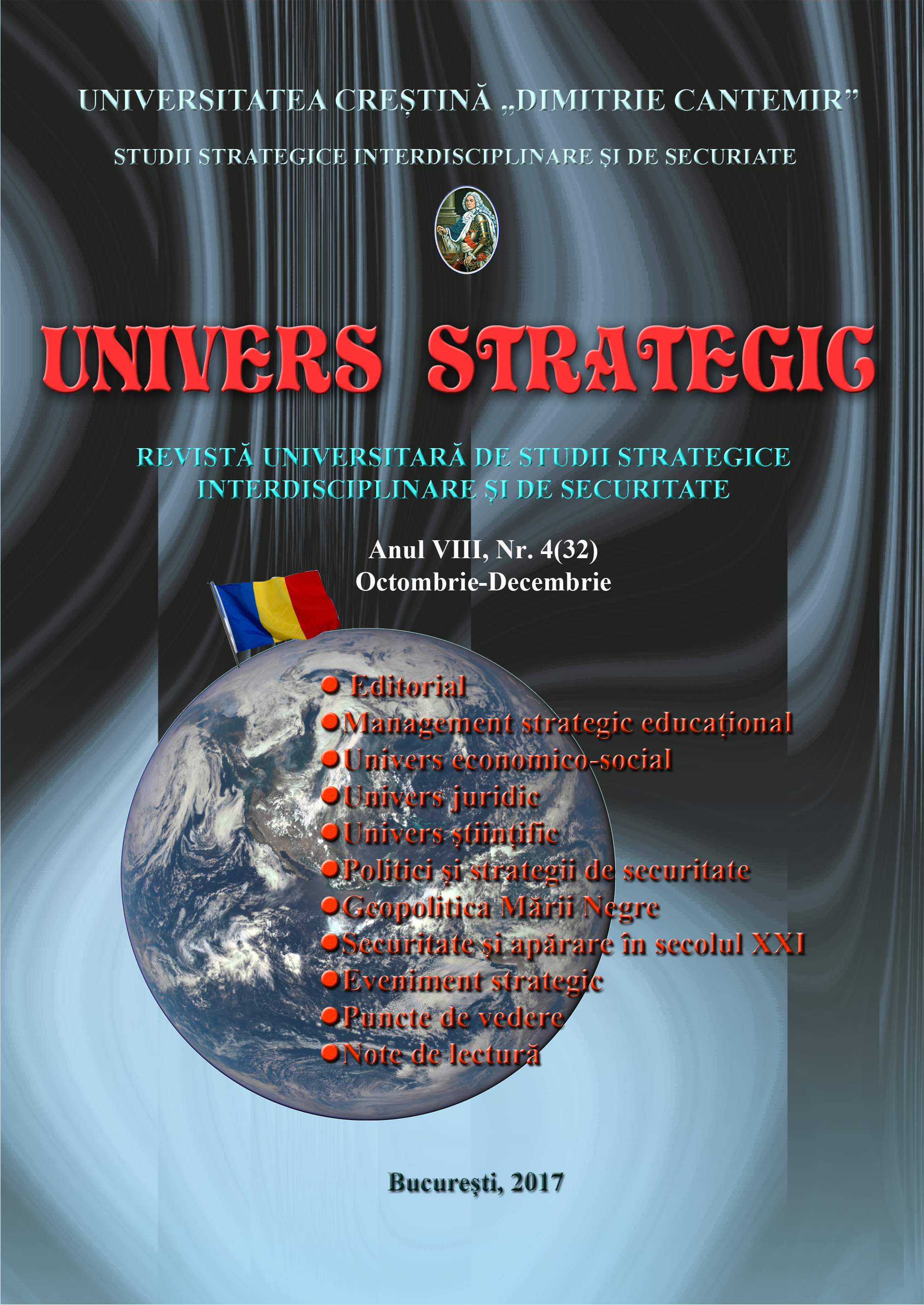 IMPLICATIONS OF TECHNICAL-ECONOMIC AND ORGANIZATIONAL OF THE SCIENTIFIC AND TECHNOLOGICAL INNOVATION AT SC SIDEX S.A. GALAŢI Cover Image