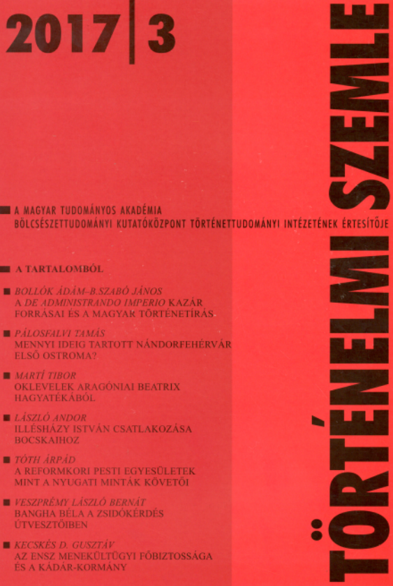 How did the Hypothesis on the Khazar Origin of the Information Preserved in Chapter 38 of De Administrando Imperio Disappear from Hungarian Historiography Cover Image