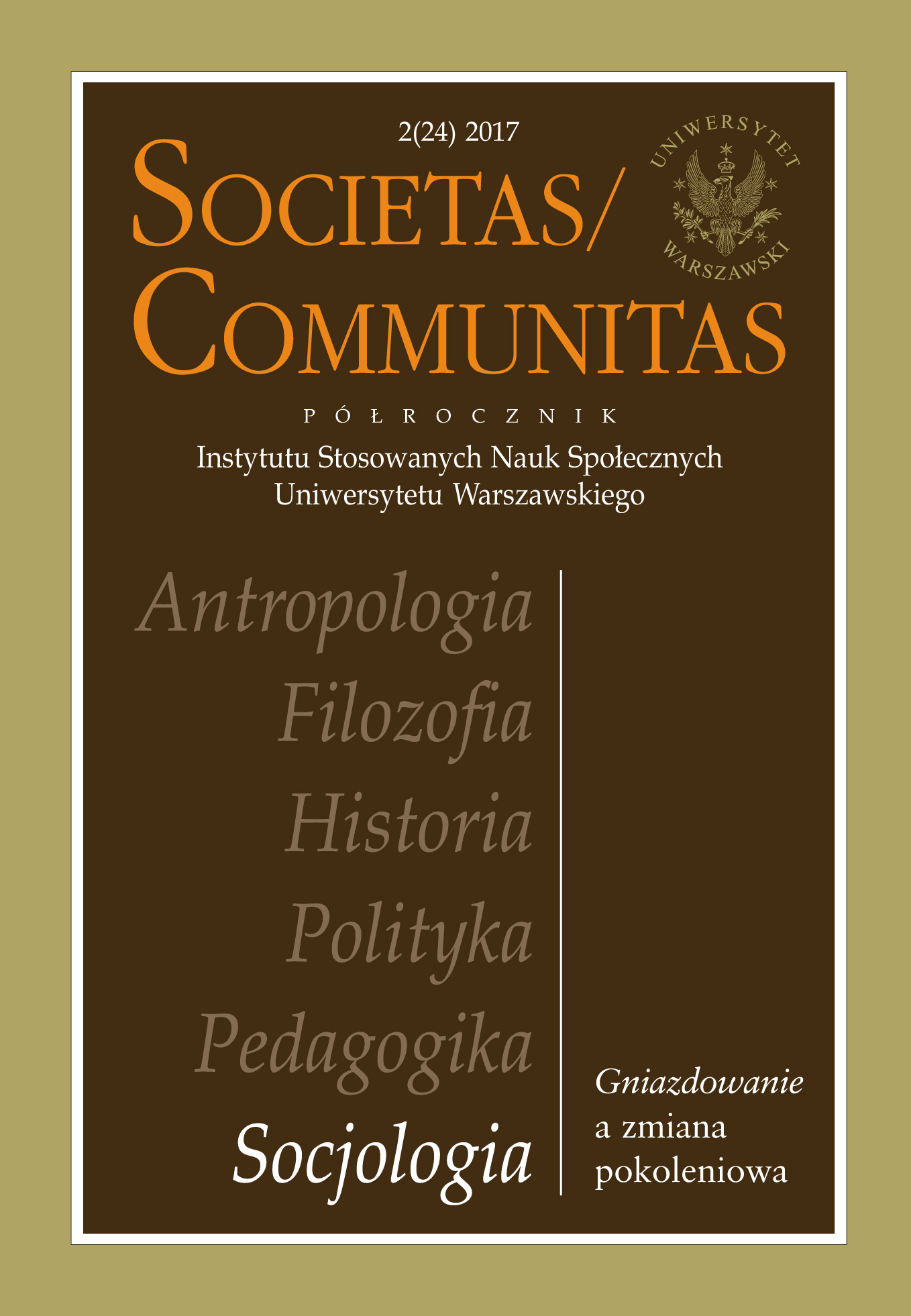 Family Sociology Section PTS Cover Image