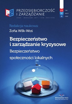 Safety and Fire Protection in Investment Policy of Local Governments of Krzeszowice and Zabierzów in Period 2011–2015 Cover Image