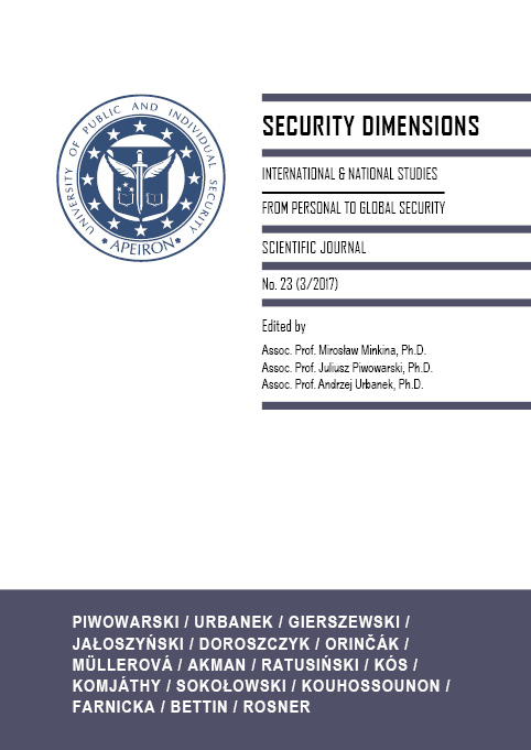 RM/RA CRAMM – Quantitative Risk Assessment Method for Prevention of Criminality Cover Image