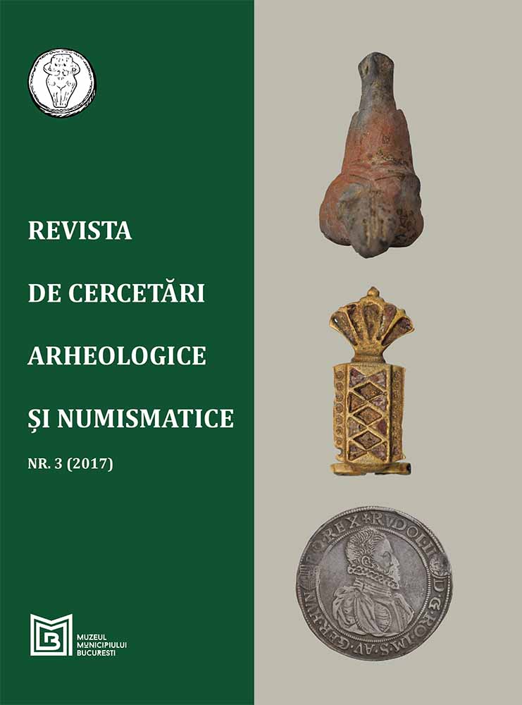 XRF ANALYSES PERFORMED ON THE ENEOLITHIC COPPER OBJECTS FROM THE BUCHAREST MUNICIPALITY MUSEUM’S ARCHAEOLOGICAL COLLECTION Cover Image