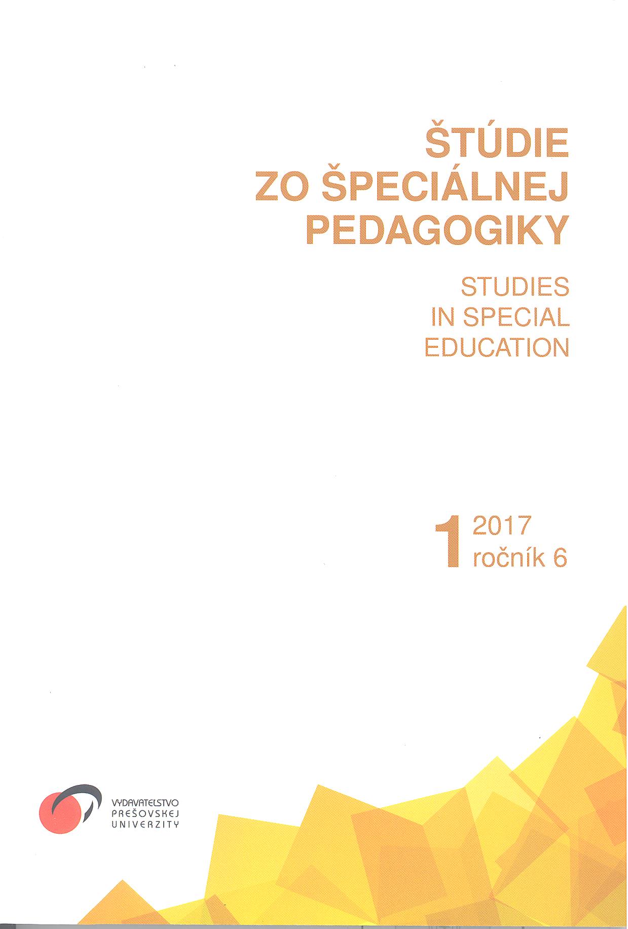 Resilience as a Factor of School Success of Pupils with Special Educational Needs in the Conditions of Inclusive Education Cover Image