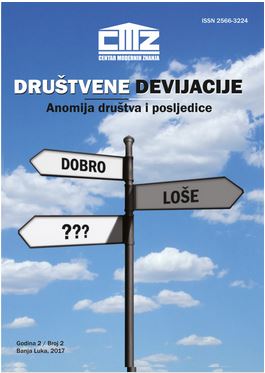 PSYCHOSOCIAL APPROACH TO PREVENTION AND RESOCIALIZATION OF CRIMINALS : POSSIBILITIES, CHALLENGES AND RISKS OF APPLICATION IN PENAL INSTITUTIONS IN THE REPUBLIC OF SRPSKA Cover Image