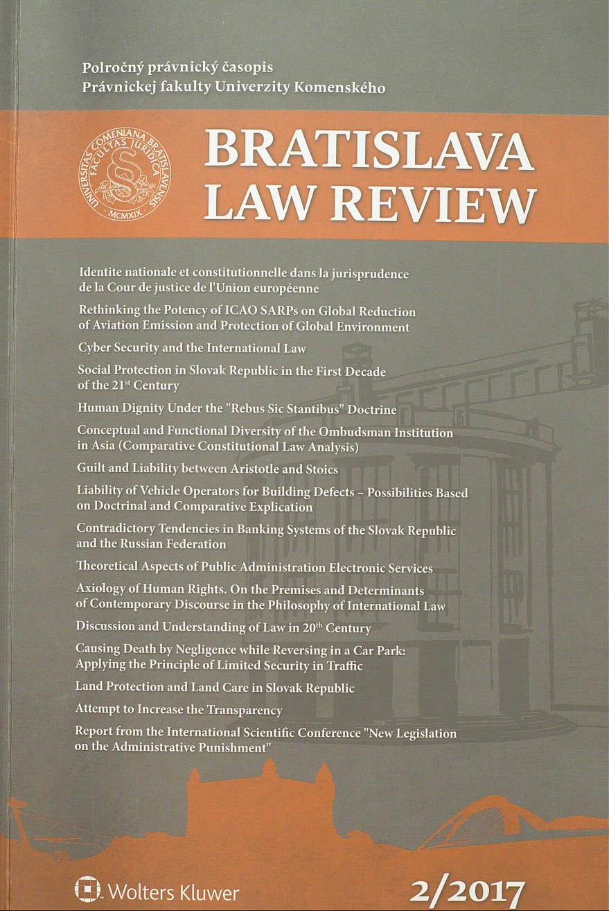 RETHINKING THE POTENCY OF ICAO SARPS ON GLOBAL REDUCTION OF AVIATION EMISSION AND PROTECTION OF GLOBAL ENVIRONMENT Cover Image