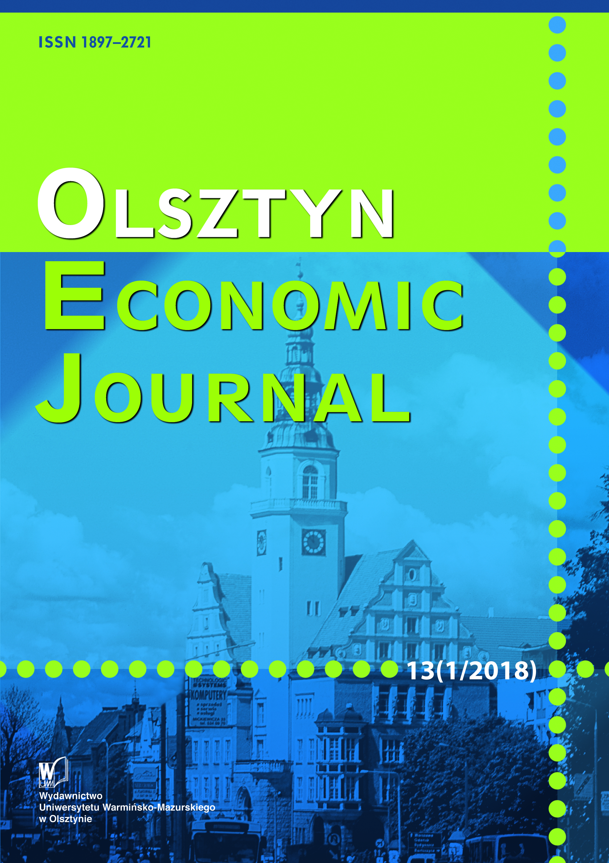 LABOR MARKET POLICY IN POLISH REGIONS ON THE BASIS OF THE WIELKOPOLSKA AND WARMIA AND MAZURY REGIONS (IN THE YEARS 2011–2016) Cover Image