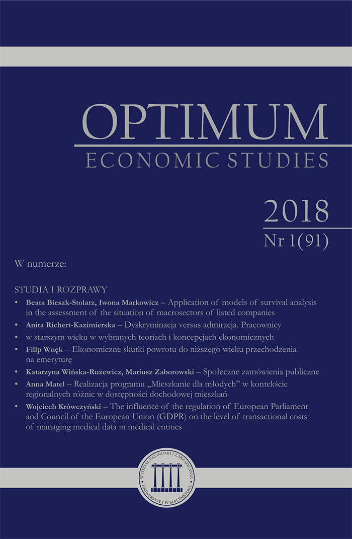 DETERMINANT OF INFLOWS OF FOREIGN DIRECT INVESTMENT INTO THE COUNTRIES OF CENTRAL EUROPE Cover Image