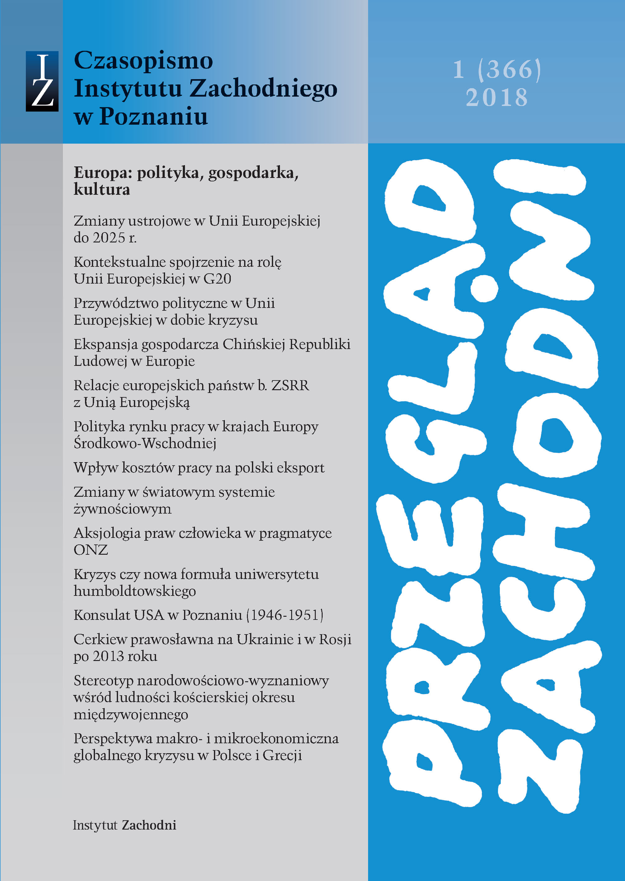 Global economic crisis – a macro- and microeconomic perspective in Poland and Greece Cover Image