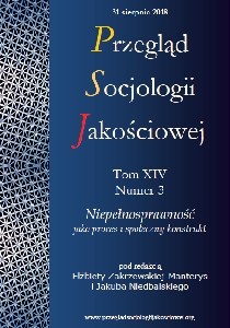 The Image of Disabled People in Polish Opinion-Forming Press Based on the Example of “Polityka” Weekly Magazine between 1997 and 2016 Cover Image