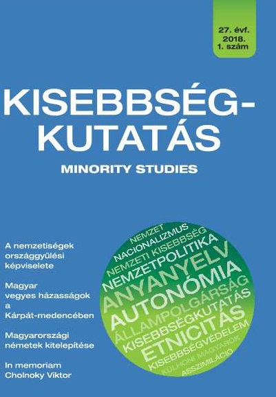 Attachment and Identity – The Parliamentary Representation of Ethnic Minorities From the Perspective of the Concept of Identity and their Relation to the Kin-State Cover Image