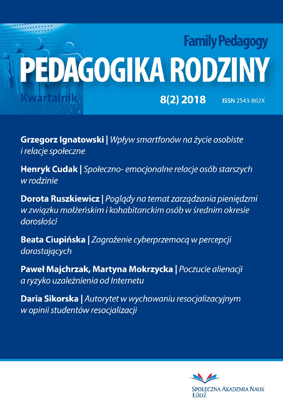 Assessment of Family Relationships and Implementation of Developmental Tasks by Socially Maladjusted Young People Cover Image