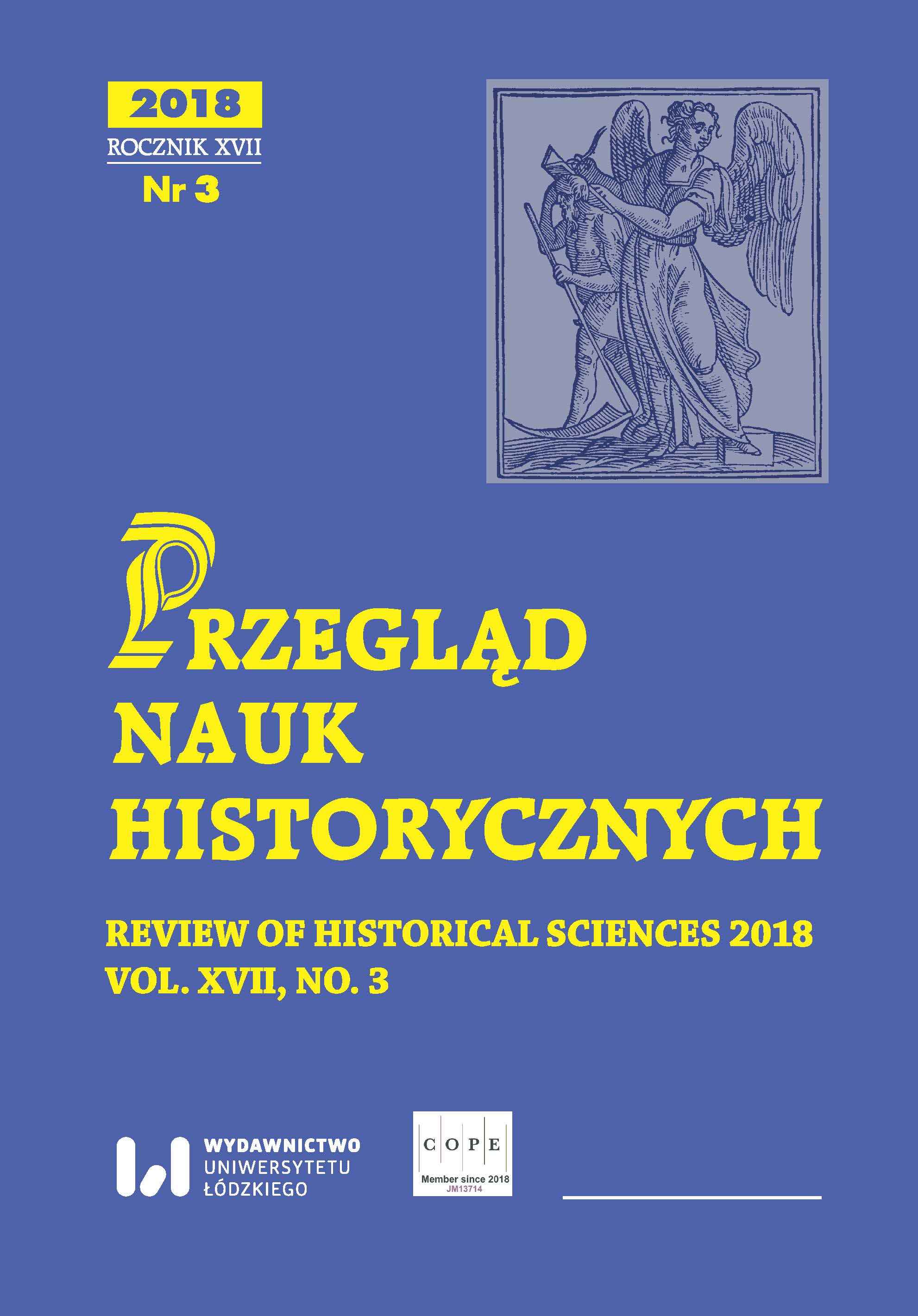 An account of the 70th birthday jubilee of Professor Andrzej Maciej Brzeziński, Łódź, June 11, 2018 Cover Image